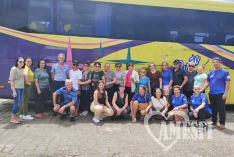 Idosos da AMESFI são contemplados para participar e prestigiar os Jogos da Integração do Idoso -JIIDOS