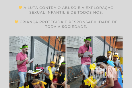 1ª Gincana 18 de maio: “pule, brinque e cuide!”